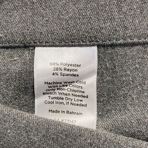 Talbots Pants Womens Size 12 Petite Gray Heritage Stretch Career Modern Trousers - Picture 14 of 14